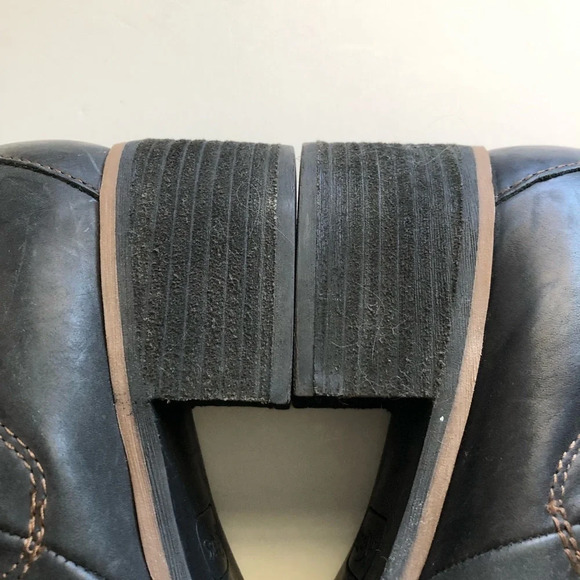 Korks by Korks-Ease Black Leather Tea Ankle Boots 9.5M - Picture 12 of 14